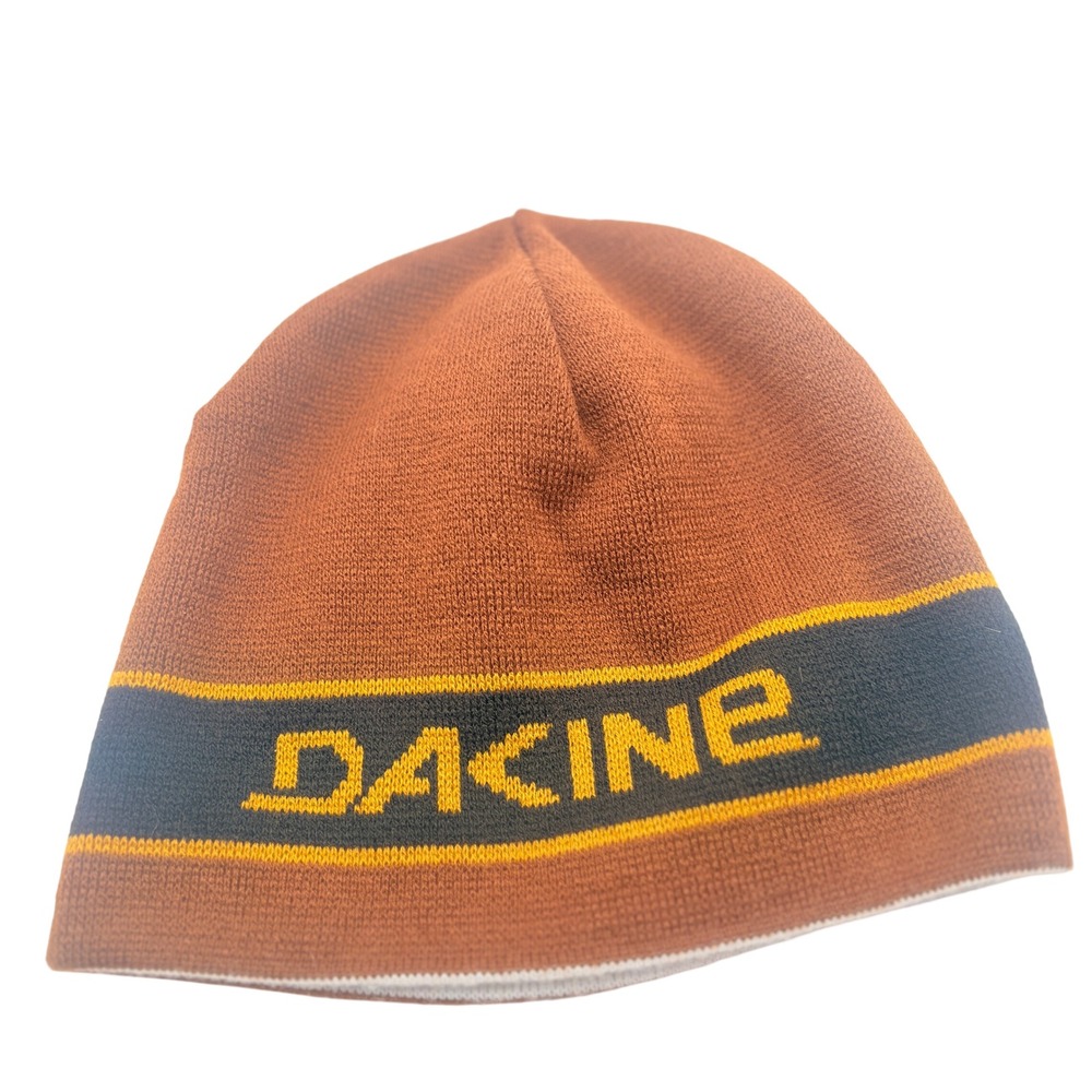 Dakine Beanie One Size Brown Reversible Knit Winter Hat